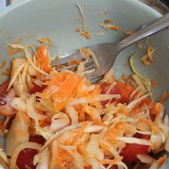 A picture of Homemade coleslaw.