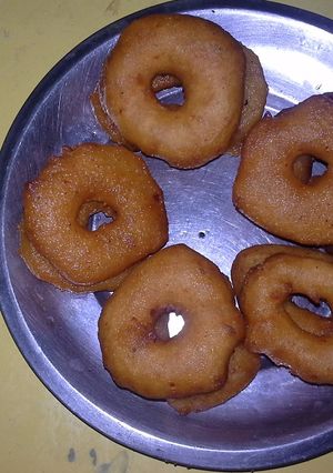 A picture of Arisi Vadai- Tamilnadu special.