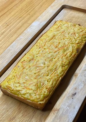 Una foto de Pan proteico de zanahoria y harina de garbanzo (sin gluten)