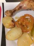 Pollo tomatero al horno