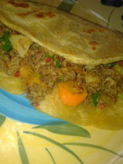 A picture of Roti/chapatti.