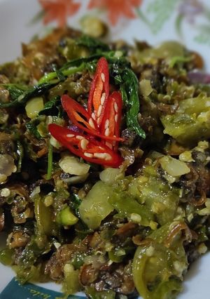 Foto resep Sambal hijau kerang kemangi