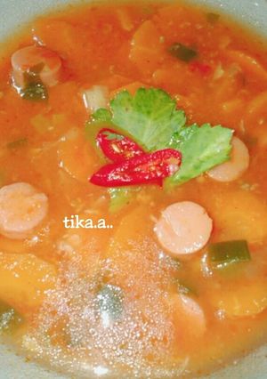 Foto resep Sup Merah
