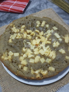 Foto resep Cake pisang kopi gula aren topping keju slice Magi Com