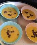 Cupcakes de banano con harina de almendras