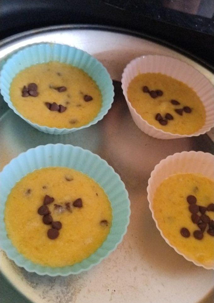 Una foto de Cupcakes de banano con harina de almendras