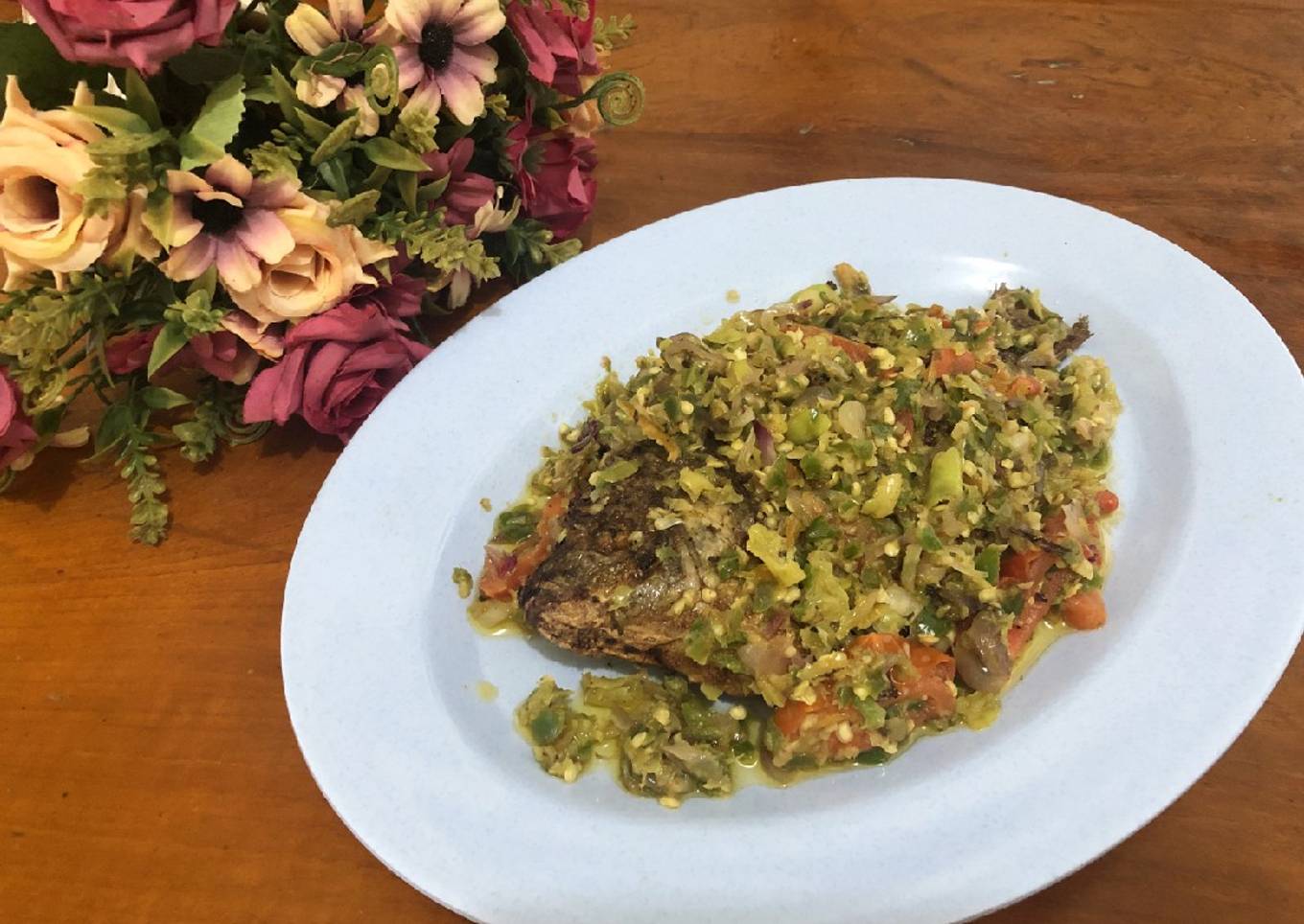 Ikan Nila Sambal Ijo