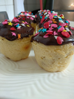 Una foto de Muffins de fruta sin gluten