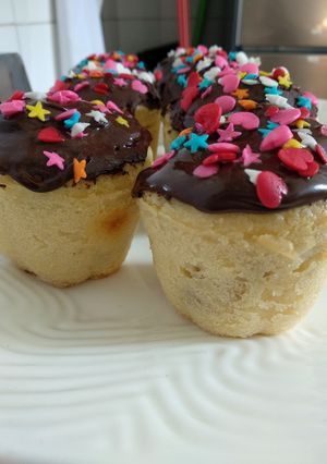 Una foto de Muffins de fruta sin gluten