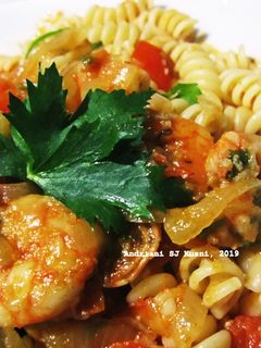 Foto resep Makaroni Udang Pedas
