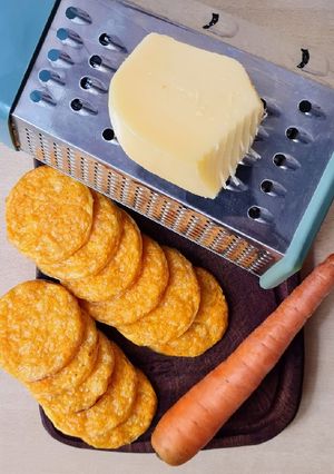 Una foto de Galletitas de zanahoria y queso 🥕 🧀 🥚 Tres ingredientes