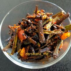 A picture of Masala Bhindi.