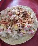 Atún con lechuga y crema mmm