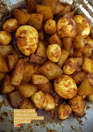 Foto resep Kentang cabe kecap telur puyuh