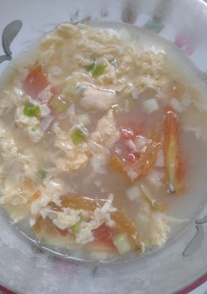 Foto resep Sup Tomat Telur