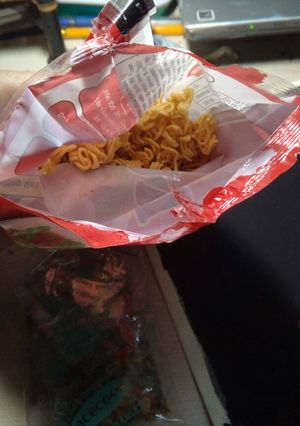 Hình của món Snack mì tôm.