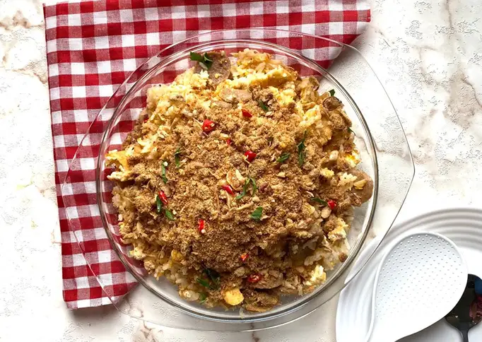 Nasi Goreng Mie Abon