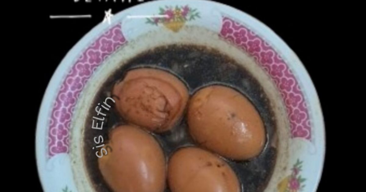 Semur telur Betawi ala penjual nasi uduk