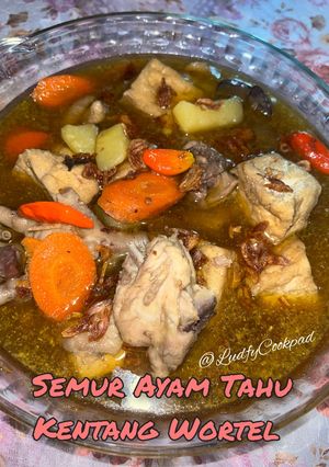 Foto resep Semur Ayam Tahu