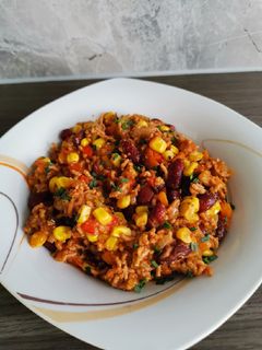 Chilisbab gazdagon recept fotója