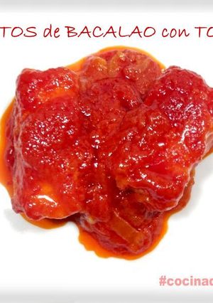 Una foto de Lomitos de Bacalao con tomate