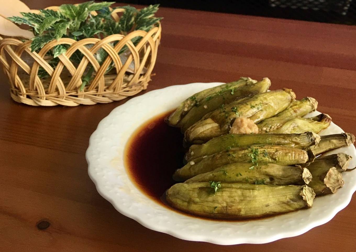 Yaki nasu (terong panggang ala jepang)