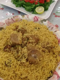 صورة لوصفة كبسة لحم (مجبوس بقدر الضغط)