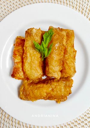 Foto resep Lumpia Kulit Tahu Ayam Udang