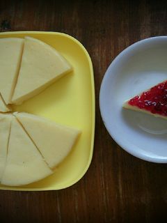 Foto resep Blueberry Cheese Cake Kukus