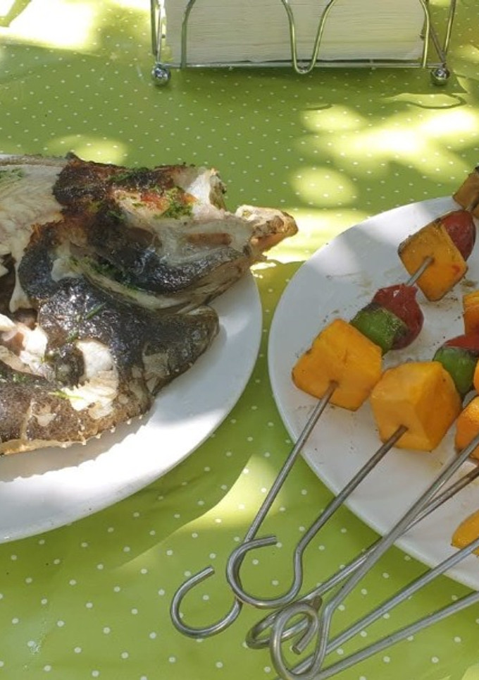 Una foto de Rodaballo a la parrilla