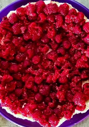 Una foto de Pastel de frambuesa