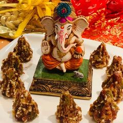 A picture of Dates & Dry Fruits Modak.