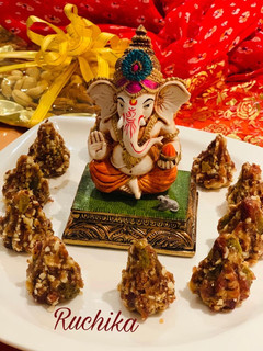 A picture of Dates & Dry Fruits Modak.
