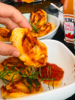 Hình của món Pizza Pinwheels.