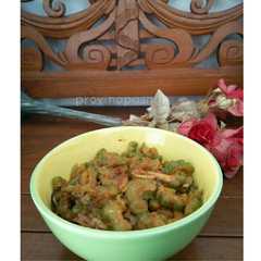 A picture of Oseng Paria Teri.