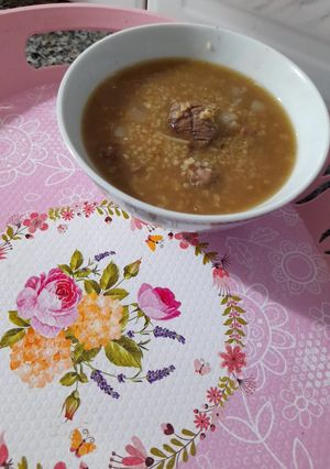 صورة لوصفة شوربة فريكة