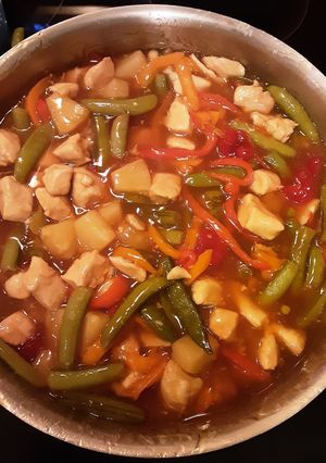 A picture of Sweet and sour Chicken.