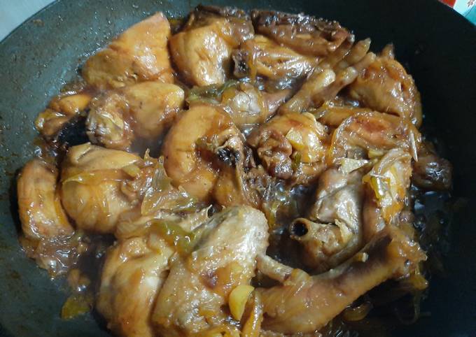 Ayam Kecap Bawang Bombay ala RJ