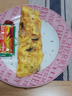 Foto resep Omelet jamur creamy