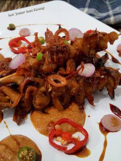 Foto resep Sate Jamur No Kolesterol + Saus Kacang #pr_sate