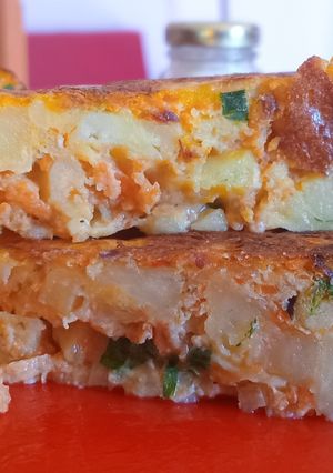 Una foto de Tortilla de Papa con Verduras