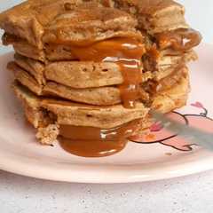 Una foto de Pancakes de avena y vainilla