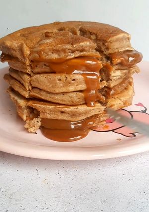 Una foto de Pancakes de avena y vainilla