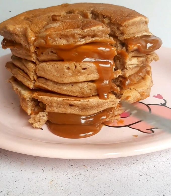 Una foto de Pancakes de avena y vainilla