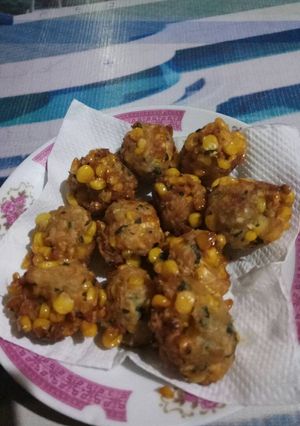 Foto resep Bola jagung mie