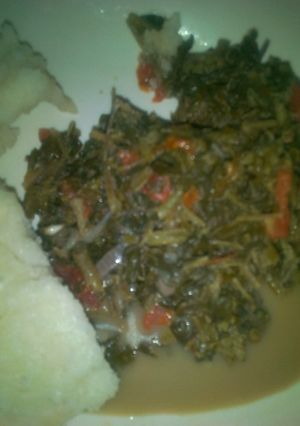 A picture of Sagaa stew.