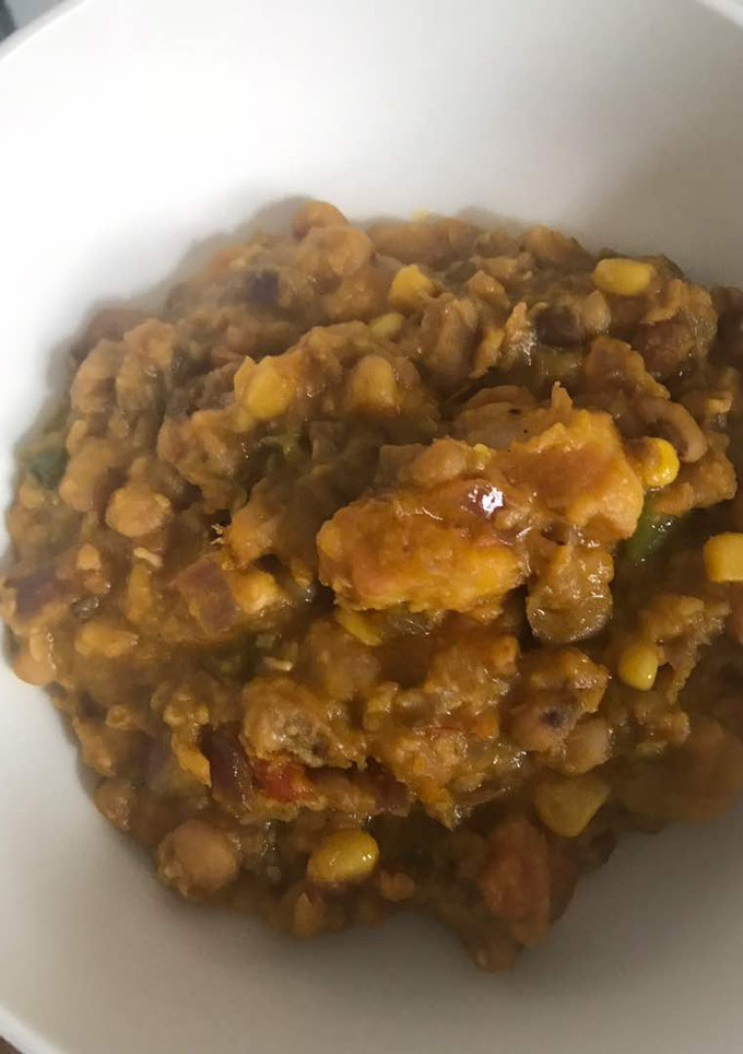 A picture of Beans and Corn.