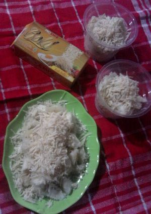 Foto resep Singkong Kukus Keju