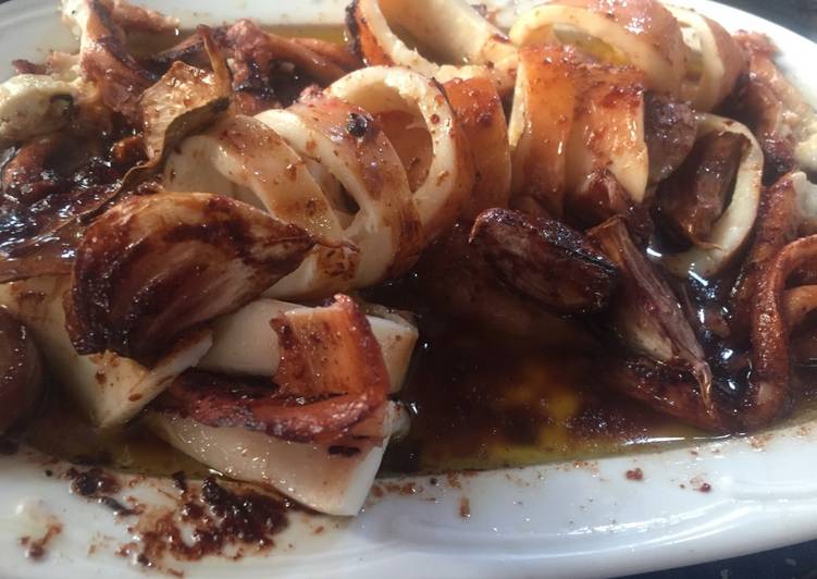 Calamar en aceite de Almería