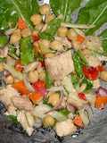 ENSALADA DE GARBANZOS CON ALBACORA. JON STYLE